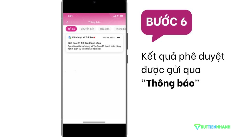 Nhận kết quả phê duyệt