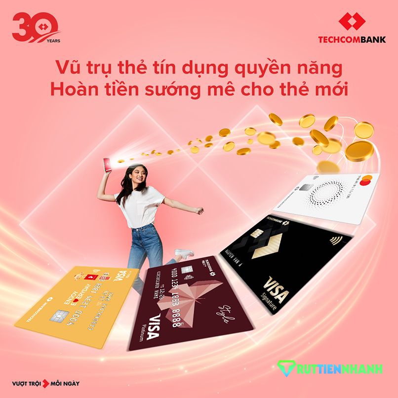 Lợi ích khi sử dụng thẻ tín dụng techcombank