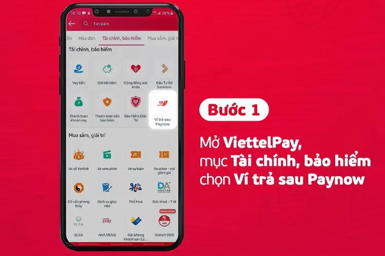 Mở ứng dụng Viettel Money