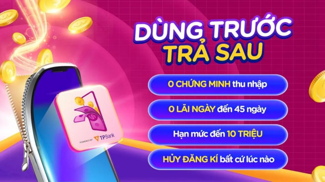 Các đặc điểm nổi bật của ví trả sau MoMo