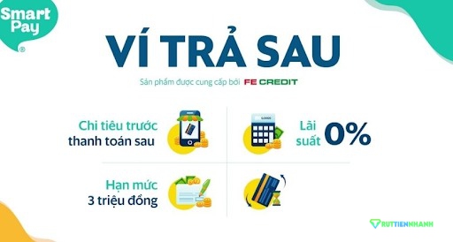 Các ưu điểm từ dịch vụ ví trả sau SmartPay